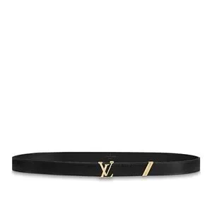 NEW Louis Vuitton elegant black evening belt LV INITIALES 20MM couture NOIR 75. Louis Vuitton Initiales 20mm Belt Black 75 – STYLISHTOP main image 4